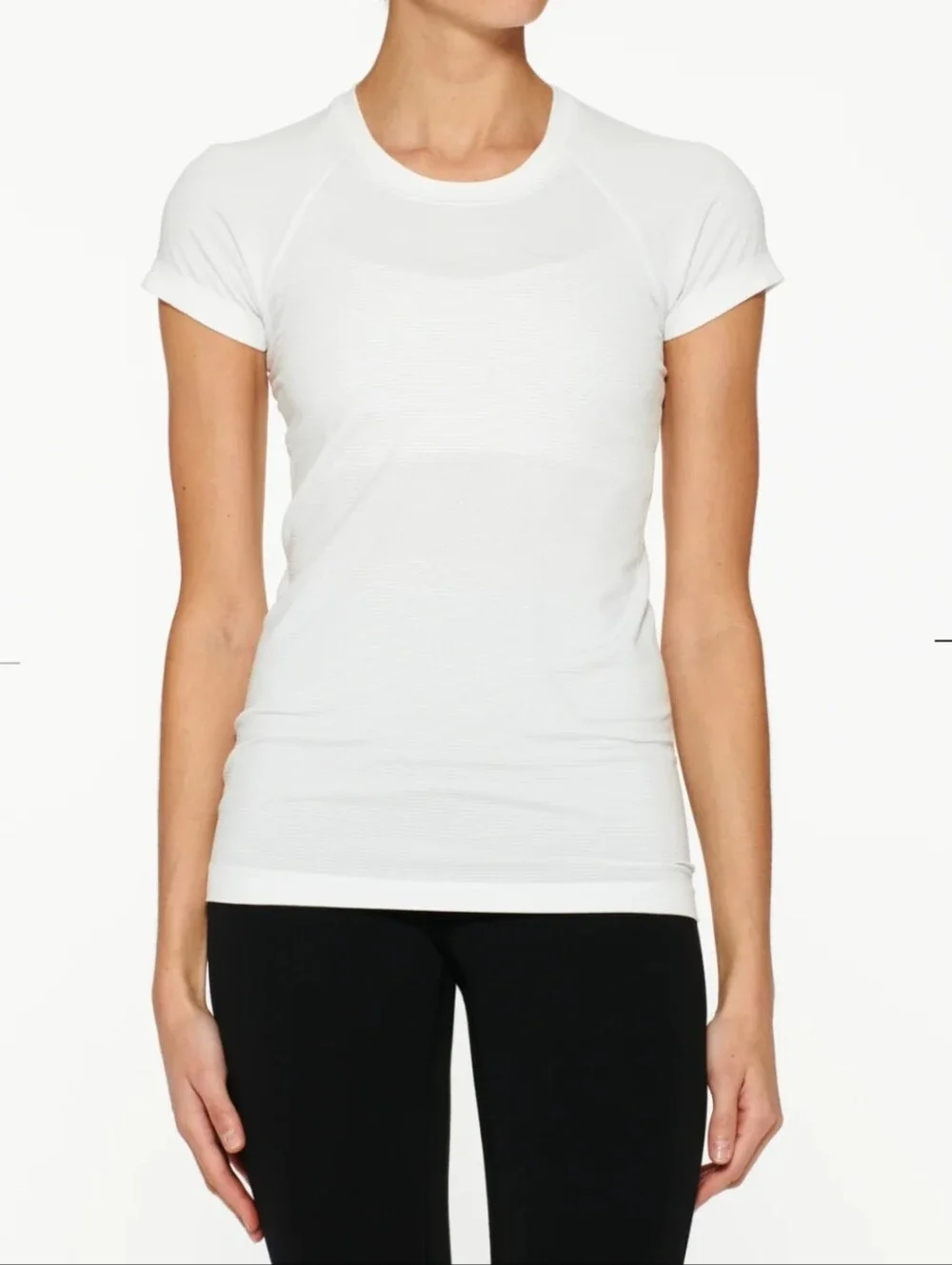 Lululemon Women's 6 Swiftly Tech Short Sleeve 2.0 White Shirt NWT